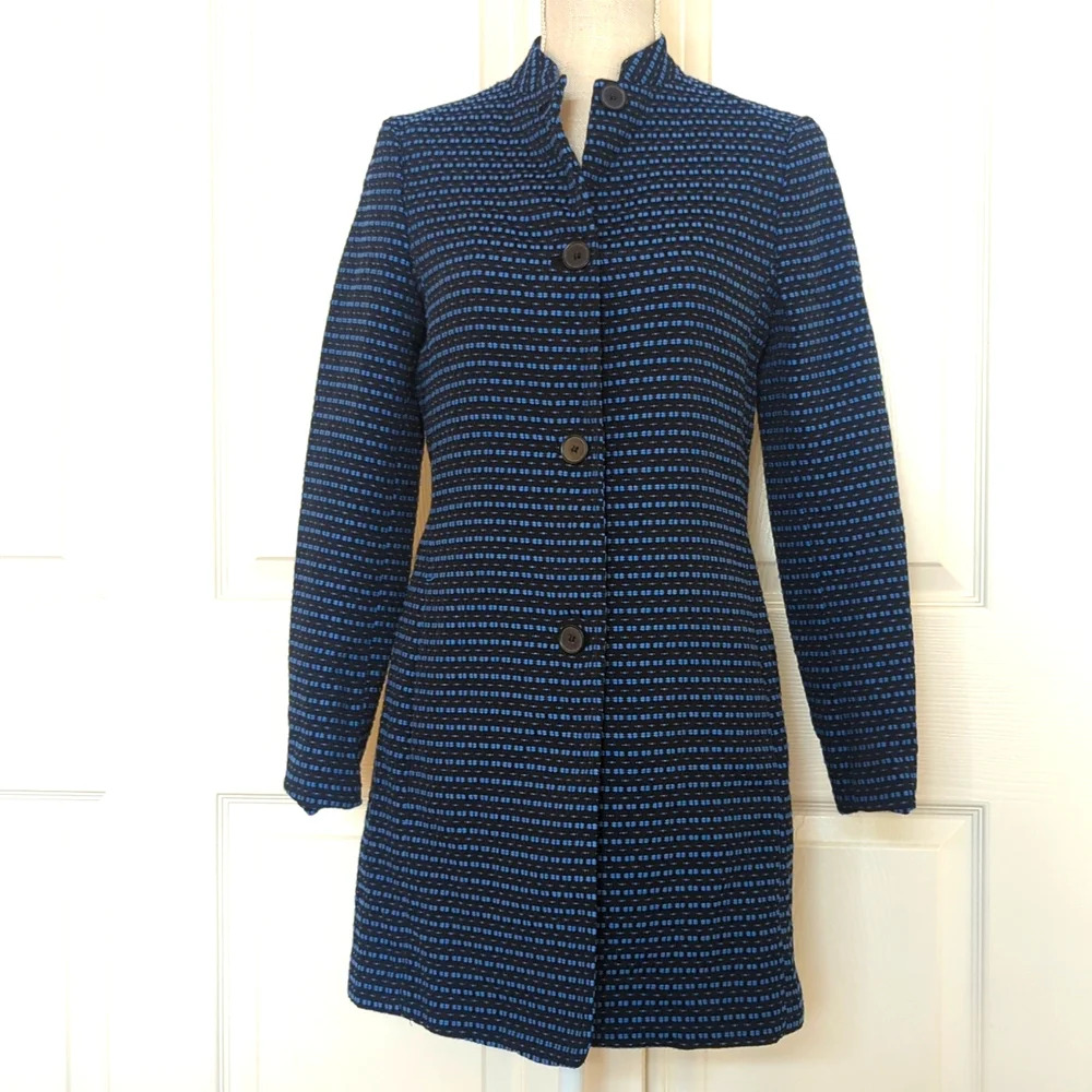 Anna Klein Women's Ribbon Tweed Topper jacket - Picture 3 of 8